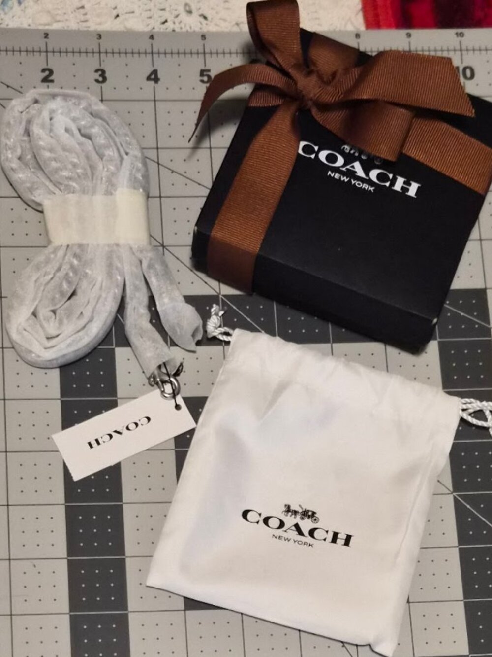 Coach Crossbody Chain Strap - Extra Long - NWT Includes dust bag, box/bow - 48"